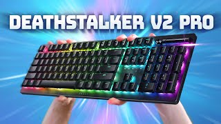 NEW Razer Deathstalker V2 Pro Wireless Keyboard Review [upl. by Bringhurst972]