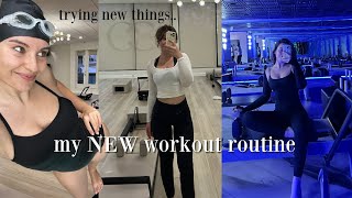 A WEEK OF WORKOUTS  my NEW routine amp goals  wedding prep series ep 2 [upl. by Meingoldas453]