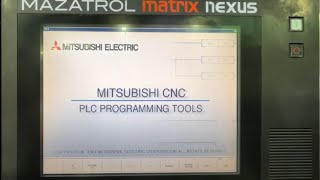 Mazatrol Matrix Nexus How to save the PLC LADDER project onto a USB [upl. by Griffy71]