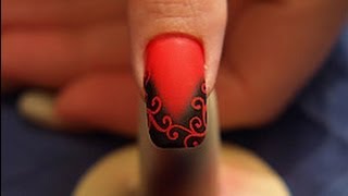 Airbrush nail art step by step guidance 107 from wwwairbrushnaildesigncom [upl. by Rorke]