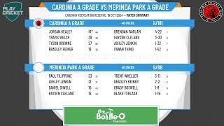 Cardinia A Grade v Merinda Park A Grade [upl. by Artemed]