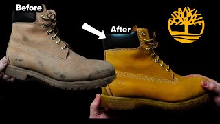 STOP Cleaning Your SuedeNubuck Boots the WRONG Way How to Clean amp Condition Timberlands Boots [upl. by Rosie]