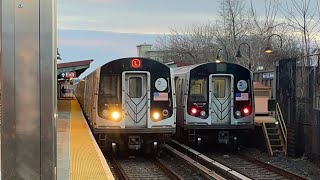 BMT Canarsie Line L Trains with Not In Service R143  New Lots Avenue R143 R160A1 R160C [upl. by Gloria942]