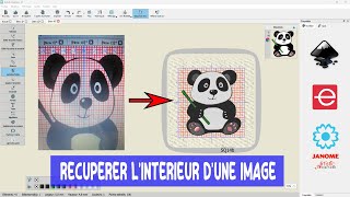 TUTO PANDA Comment Récupérer une Forme Intérieure dune Image Vectorisée [upl. by Amalita]