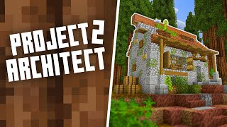 PROJECT ARCHITECT 2 Minecraft Modpack  EP 1 Starter Home [upl. by Yremrej713]