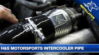 Cold Side Intercooler Silicone Kit Install HampS Motorsports Ford Powerstroke 67L [upl. by Boehmer]