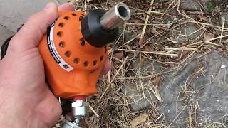 Using My New Ridgid Palm Nailer model R350PNF [upl. by Gombach]