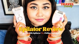 Braun Silk Epil 9 Epilator Vs Philips Epilator Review [upl. by Narcissus]