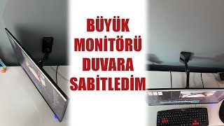 Kalabalıktan kurtul Monitörünüzü duvara sabitleyerek yer tasarrufu sağlayabilirsiniz [upl. by Atnoed471]