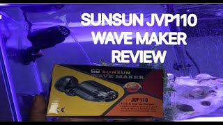 SUNSUN JVP110 AQUARIUM WAVE MAKER CIRCULATION PUMP REVIEW [upl. by Anihc]