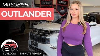 Mitsubishi Outlander SEL  2 Minute Review  SUVScom [upl. by Rehnberg828]