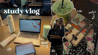 ★STUDY VLOG studying for the mcat amp managing research cute cafes  slice of life ☆⋆｡𖦹°★ [upl. by Aseel804]