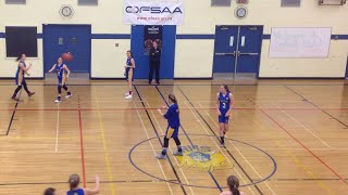 Huntsville High School VS LoEllen Park SS OFSAA GIRLS BASKETBALL [upl. by Atiker480]