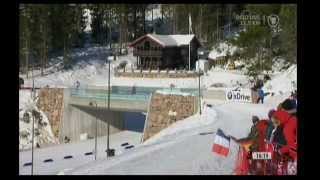 Biathlon Massenstart der Damen in Oslo 2013 [upl. by Oira]