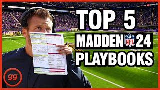 Best Offensive Playbooks in Madden 24 [upl. by Marfe]