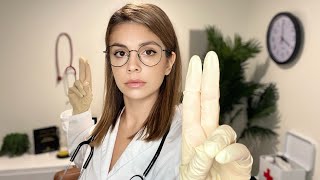 ASMR REALISTIC Cranial Nerve Exam Taste Disorder Peripheral Vision Ear Eye Exam Hearing Test [upl. by Thetis]