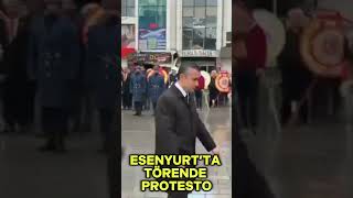 Esenyurt’ta 10 Kasım Atatürk’ü anma töreninde protesto atatürk esenyurt 10kasım gündem [upl. by Amar466]