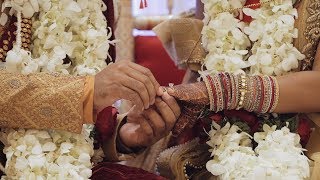 MGM Grand Detroit Hindu Wedding  Meera  Hirsh Wedding Film [upl. by Adyaj]