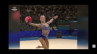 Alina Kabaeva RUS ball OG 2000 Sydney final [upl. by Enala844]