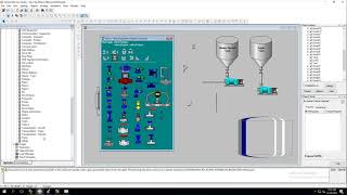 FactoryTalk View Studio Site Edition  Designing Inlet Piping The Batch Tank  Batching PLC Day 8 [upl. by Enimzzaj]