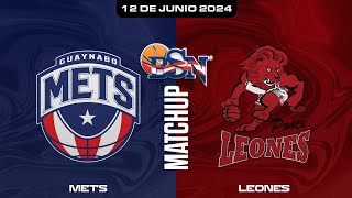 Mets de Guaynabo vs Leones de Ponce  BSN2024 [upl. by Ainot]