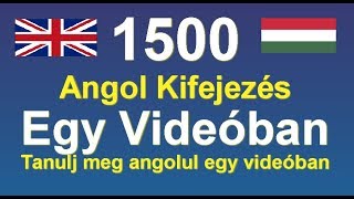 1500 Angol Kifejezések [upl. by Lladnyk]