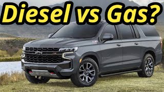 GM 30L Diesel LM2 Engine vs 53L V8 Gas Engine Fuel Cost Comparison  Is The Diesel Worth It [upl. by Terrej389]