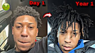 My 1 Year Freeform Dread Journey Explainedfreeformdreads freeformlocs [upl. by Richella]