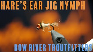 Chris Niccolls ties the Hares Ear Nymph in a Jig Style [upl. by Dott]