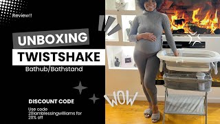 TWISTSHAKE baby Bathub and Bathshand unboxing review reasons to buy it iamblessingwilliams [upl. by Mercedes]