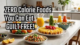 ZERO Calorie Foods You Can Eat GUILT FREE [upl. by Oicnerolf249]