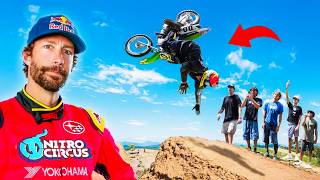 Beginners Try Backflipping Motorcycles With Travis Pastrana [upl. by Assyl648]