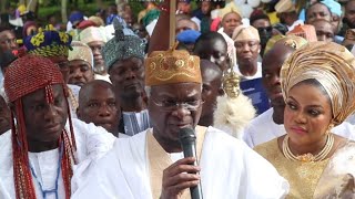 Moment Fashola Declares Ojaja Cinema Ile Ife Open At Ooni Of Ife 50th Birthday [upl. by Latreshia]