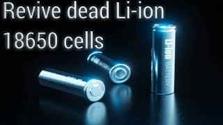 Repair Dead Liion Battery  How to Repair Dead Lithium ion 18650 Cells lithiumbattery [upl. by Selokcin]