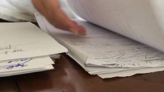 ASMR Sorting papers shuffling [upl. by Arrik]