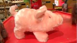 MY FAVOURITE HAMLEYS TOY SHOP PUDGEY PIG OINK OINK [upl. by Ahsemrak]