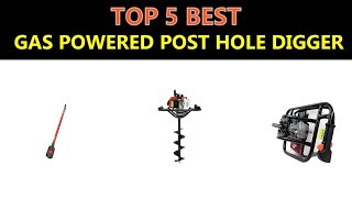 Best Gas Powered Post Hole Digger 2019  2020 [upl. by Plath]