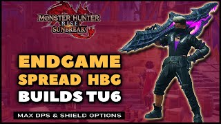 MHR Sunbreak  Best Spread Heavy Bowgun Builds  TU6 Endgame [upl. by Baras]