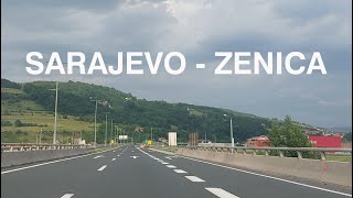 Autoput Sarajevo Zenica 4K od Lašve do Vogošće Juni 2022 [upl. by Lertram922]