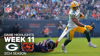 Green Bay Packers vs Chicago Bears Game Highlights  NFL 2024 Season Week 11 [upl. by Itsirk]