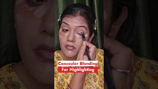 👆 Face lifting using Concealer shorts makeup highlighting [upl. by Hcir]