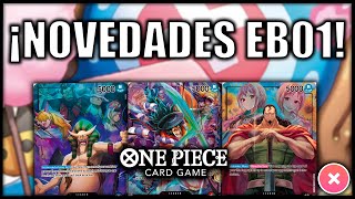 ¡ANALIZAMOS EB01 NOVEDADES LIDERES SRs Y EL META  ONE PIECE CARD GAME en Español [upl. by Ydnal]