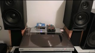 Old School Vinyl Record Playing On The Nobsound  Tone Amplifier And Vacum Tube Preamp [upl. by Lrem284]