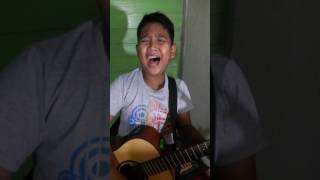 Fantasia bulan madu akustik cover by hazury 12years old [upl. by Colin]