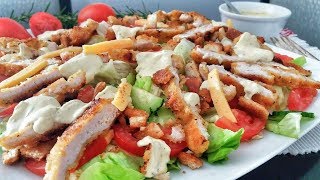 Salade César au poulet [upl. by Rebe]