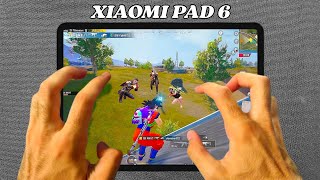 🔥 XIAOMI PAD 6 BGMI Handcam ♥️ HDR60FPS TEST And 4 Finger Claw FULL Sensitivity pubgmobile [upl. by Cote]