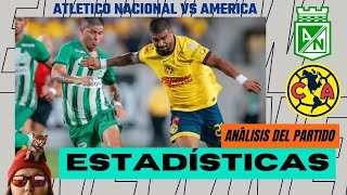 Revisamos estadísticas datos y análisis del Atletico Nacional vs America en un partido Amistoso [upl. by Glynda149]