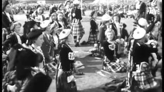 Highland dancing  Cowal Gathering 1950  No sound [upl. by Norab]