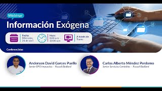 Webinar Información Exógena Año Gravable 2023 [upl. by Franza]