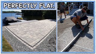 How To Properly Screed For a Paver Patio [upl. by Rafaelia961]